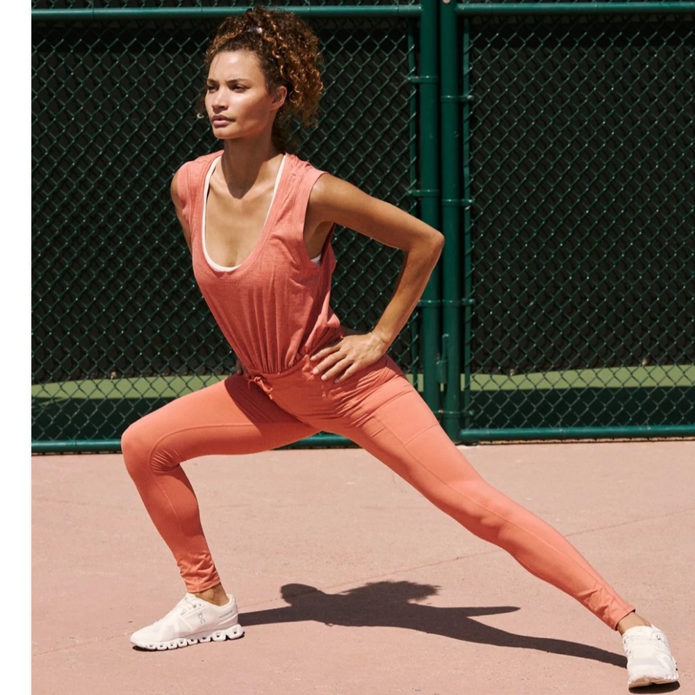FP Movement by Free People Peach Jumpsuit